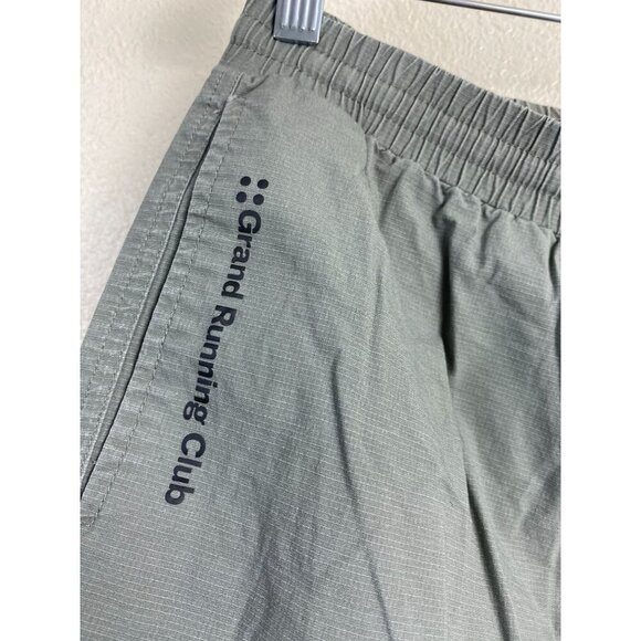GRC Grand Running Club Mens Pants Size Medium Sage Green Ripstop Performance - Picture 4 of 16